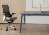 Bench 2 postes M-NEXT avec panneau écran mélaminé