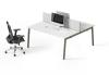Bench 2 places M-NEXT avec panneau écran acoustique