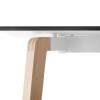 Table haute TIMBER pieds bois plateau KOMPRESS