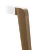 Table de Réunion TIMBER pieds bois angles arrondis