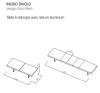 Table Extensible INCISO avec Rallonges