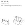 Table extensible MINUETTO avec rallonges