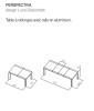 Table extensible PERPECTIVA bois avec rallonges