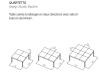 Table extensible bois QUARTETTO à rallonges