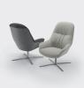 Fauteuil STAY lounge avec piètement métal pivotant