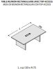Table de Réunion DELTA 260 avec Top Access