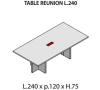 Table de Réunion ELITE 240