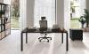 Bureau de Direction en Verre ELEMENT Pieds Noirs