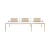 Bench 6 Postes LINEAR avec Panneaux écrans