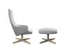 Fauteuil lounge INTRO avec repose pieds