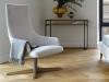Fauteuil lounge INTRO avec repose pieds