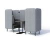 Cabine Acoustique AUGUST WORKBAY 2 Places avec Table