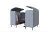 Cabine Acoustique AUGUST WORKBAY 5 Places avec Table