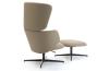 Fauteuil lounge ALISE avec repose pieds