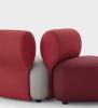 Fauteuil design KLIPPER unicolore ou bicolore