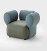 Fauteuil design KLIPPER unicolore ou bicolore