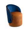 Fauteuil design LUCY unicolore ou bicolore