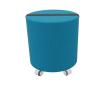Poufs ronds sur roulettes YAMS avec sangle