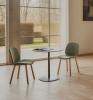 Chaise OSWELL rembourrée avec pieds bois