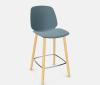 Tabouret Haut OSWELL Pieds Bois 2 dimensions