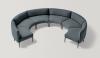 Canapé modulable KERN 6 fauteuils concaves