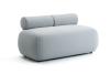 Pouf Rectangle NODO avec 2 Dossiers