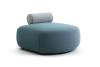 Pouf NODO assise péninsule avec dossier