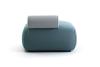 Pouf NODO assise péninsule avec dossier