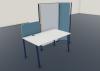 Cloisons Acoustiques 45° NV Extenso avec Tableau 