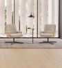 Fauteuil lounge REVER Dossier Moyen Coque Chêne