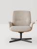 Fauteuil lounge REVER Dossier Moyen Coque Chêne