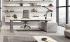 Bureau de Direction Bois ONO avec Meuble de Service