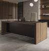 Bureau de Direction Bois ONO avec VDF Simili