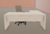 Bureau ASSET avec Retour et Caisson Mobile