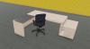 Bureau de Direction ASSET avec Retour Verre et Caisson