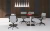 Table de Réunion ASSET Pieds Carrés Chromés