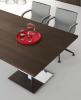 Table de Réunion ASSET Pieds Carrés Chromés
