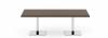 Table de Réunion ASSET Pieds Carrés Chromés