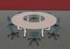 4 Tables Rabattables POP FOLDING Quart de Rond
