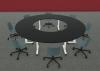 4 Tables Rabattables POP FOLDING Quart de Rond