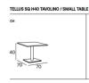 Table Basse TELLUS H40 Plateau Composite