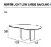 Table Basse NORTH LIGHT Large Couleur Irisée