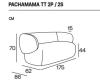 Petit Fauteuil design PACHAMAMA sans pieds 