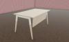 Bureau ASKA Pieds Bois avec Voile-de-fond 