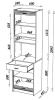 Ensemble de 3 Meubles COOK Hauts 