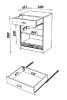 Ensemble de 3 Meubles Bas COOK 