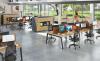 Bench 6 Postes STEELY avec écrans acoustiques