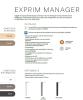 Bureau Manager EXPRIM avec Desserte 