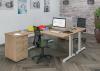 2 Bureaux SCENARIO avec Retours sur Caissons