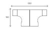 2 Plans Compacts DUAL avec Caissons et écran